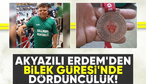 Akyazılı Erdem Yıldırım'dan derece