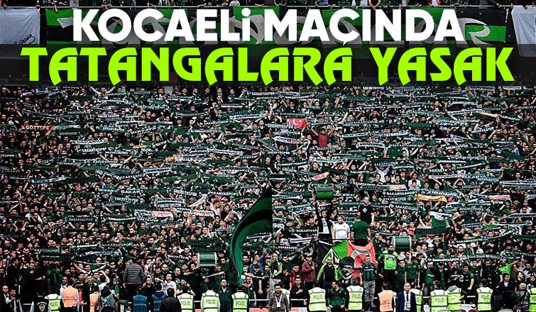 Sakaryaspor taraftarına Kocaeli maçında yasak