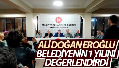 Ali Doğan Eroğlu Belediyenin 1 Yılını Değerlendirdi