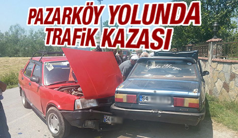 Pazarköy Yolunda Trafik Kazası