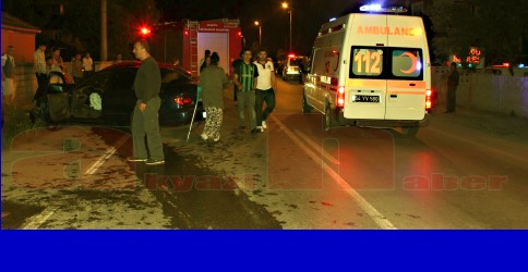 Batakköy Caddesinde Trafik Kazası
