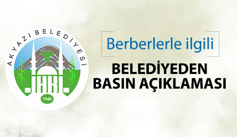 Berberlerle İlgili Basın Açıklaması