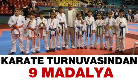 Karate Turnuvasından Dokuz Madalaya