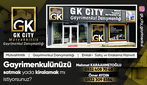 Akyazı'da Yatırımın Adresi: GK City Müteahhitlik & Gayrimenkul Danışmanlığı