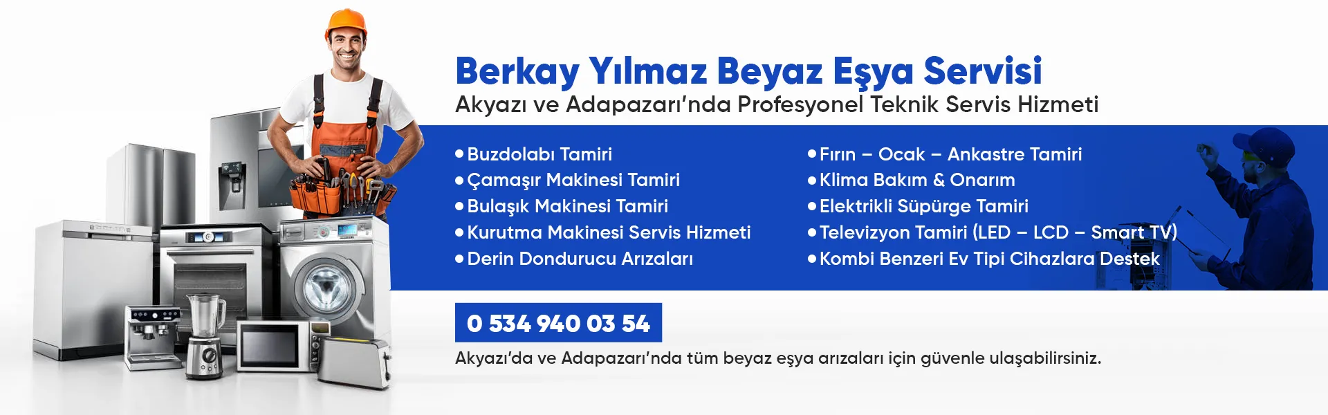 Berkay Yılmaz Beyaz Eşya Servisi