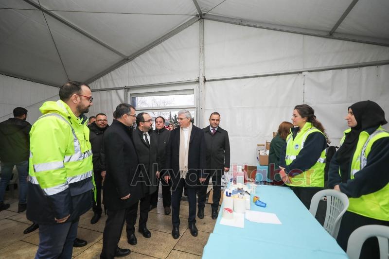 Büyükşehirin yardım tırları Diyarbakır'a gitmek üzere yola çıktı