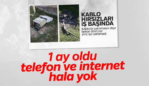 1 Aydır Telefon ve İnternetleri Yok