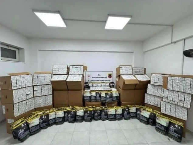 1 milyon liralık kaçak tütün operasyonu