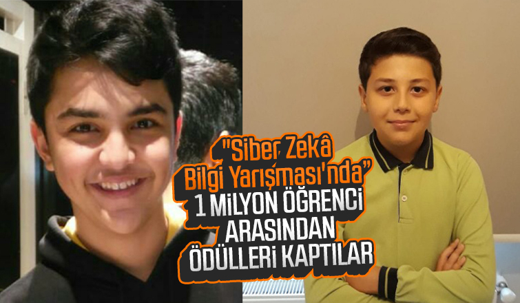 1 milyon öğrenci yarıştı, Akyazılı öğrenciler ödüllerin sahibi oldu