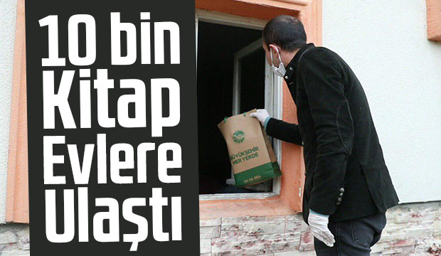 10 bin kitap evlere ulaştı