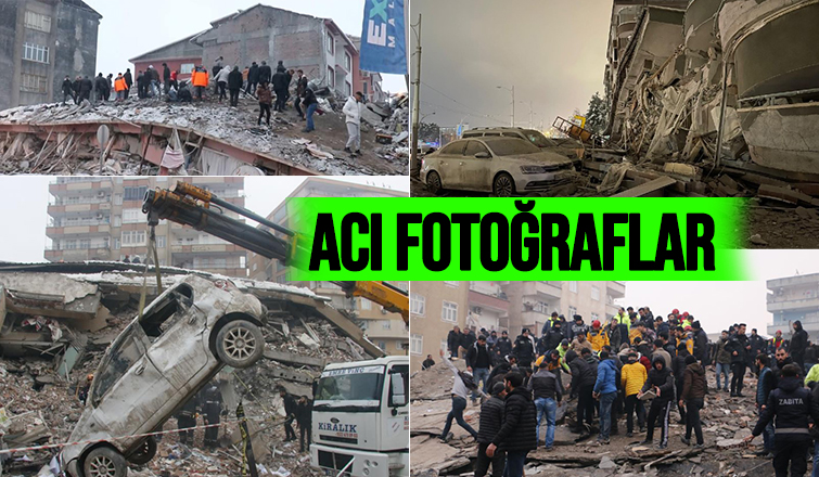 10 Şehri vuran depremden fotoğraflar