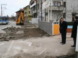 AKYAZI'YA BİR ÖRNEK CADDE DAHA GELİYOR