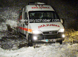 HASTA TAŞIRKEN ŞARAMPOLE YUVARLANDI