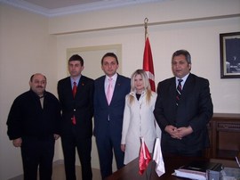 CHP AKYAZI İLÇE BAŞKANI ZİYARETLERDE BULUNDU