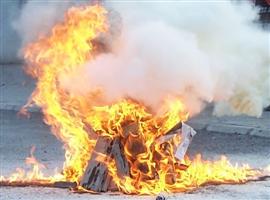 AKYAZI LİSESİ YANGIN TATBİKATI YAPTI