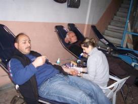 SANAYİ ESNAFI KAN BAĞIŞINDA BULUNDU