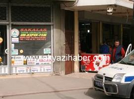 MUDURNU CADDESİNDE İŞ YERİ KURŞUNLANDI