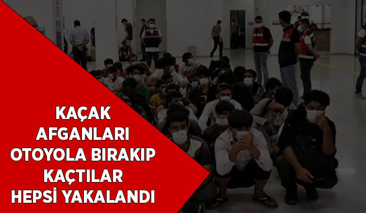 13 Afgan otoyol kenarına bırakıldı