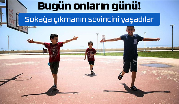 14 yaş altı çocuklar ikinci kez sokağa çıktı