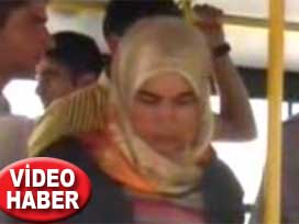 SERVİS ARACINDA BAŞ ÖRTÜSÜ AVI 