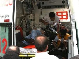 KARAÇALILIKTA TRAFİK KAZASI 2 YARALI