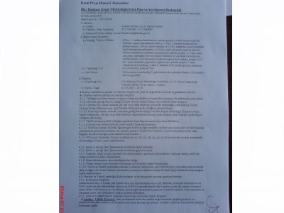 ALTINDERE KANALİZASYON İHALESİ