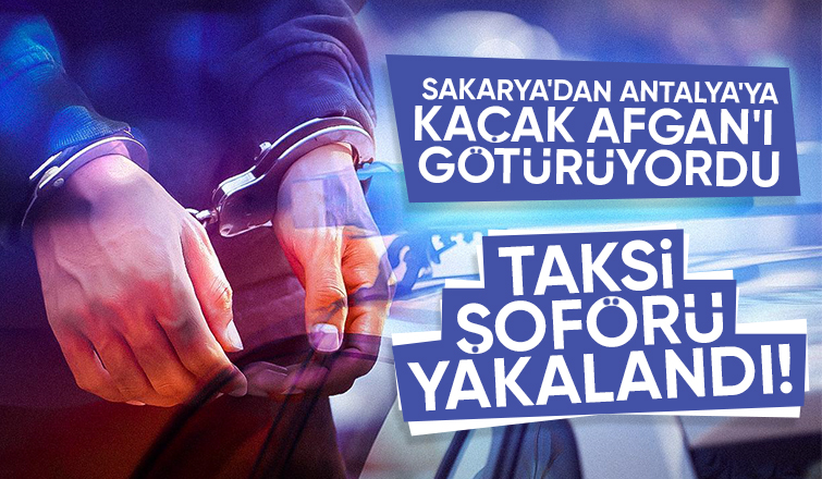 15 bin liraya kaçak Afgan'ı Antalya'ya götürüyordu, yakalandı