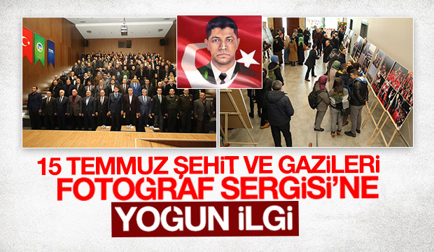 15 TEMMUZ ŞEHİT ve GAZİLERİ ANISINA FOTOĞRAF SERGİSİ NE BÜYÜK İLGİ