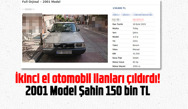 150 bin liralık Şahin