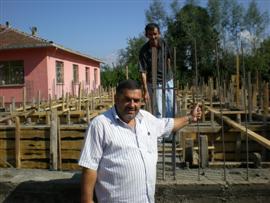 Okul İnşaatına Belediyeden Destek