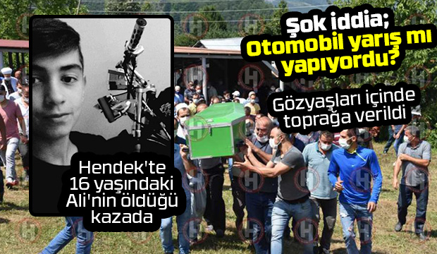 16 yaşındaki Ali gözyaşları içinde toprağa verildi