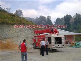 Bıkaya Köyünde Fındıklık Yangını