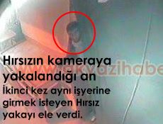 Hırsız Yakayı Ele Verdi