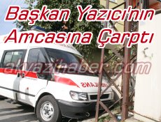 Yaralı Taşırken Kaza Yaptı