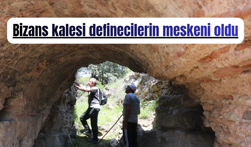 1850 yıllık kale definecilerin meskeni oldu