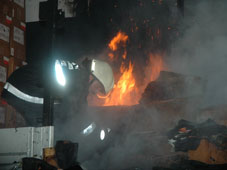 Kot Yüklü Tır Yandı