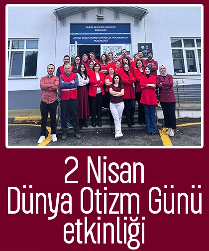 2 Nisan Dünya Otizm Günü etkinliği