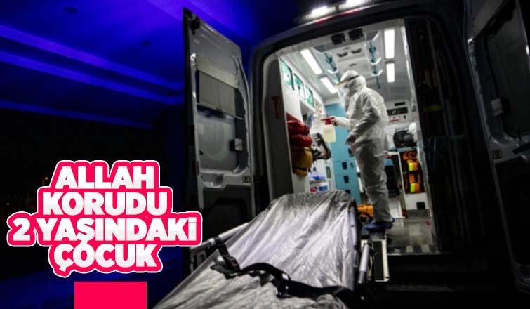 2 yaşındaki çocuk düşerek yaralandı