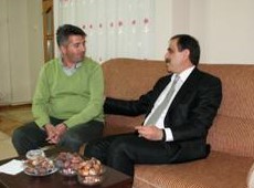 Başkan'dan Hacı Ziyareti