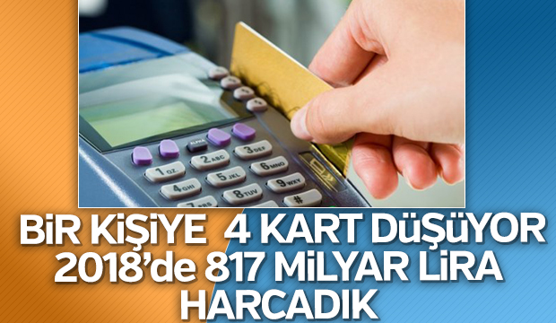 2018 yılında kartlı ödemelerdeki artış