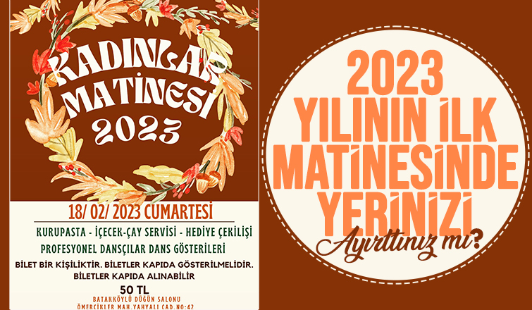 2023'ün ilk kadınlar matinesinde profesyonel dansçılar