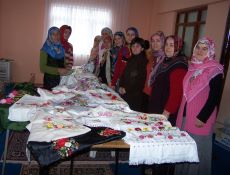 Köylerde Meslek Kurslarına Büyük İlgi