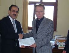 Yaşar Yazıcı MAZBATAYI Aldı