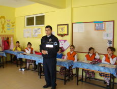 Öğrencilere Trafik Dersi