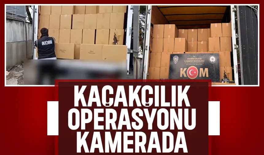 250 bin adet boş makaron ele geçirildi
