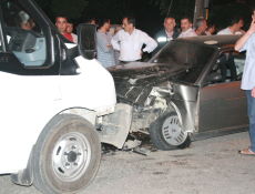 Trafik Kazası Bir yaralı