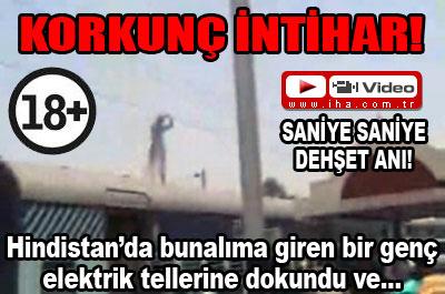 Elektrik Teline Elleyerek İntihar Etti 