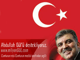 GÜL'E DESTEK SİTESİ AÇILDI