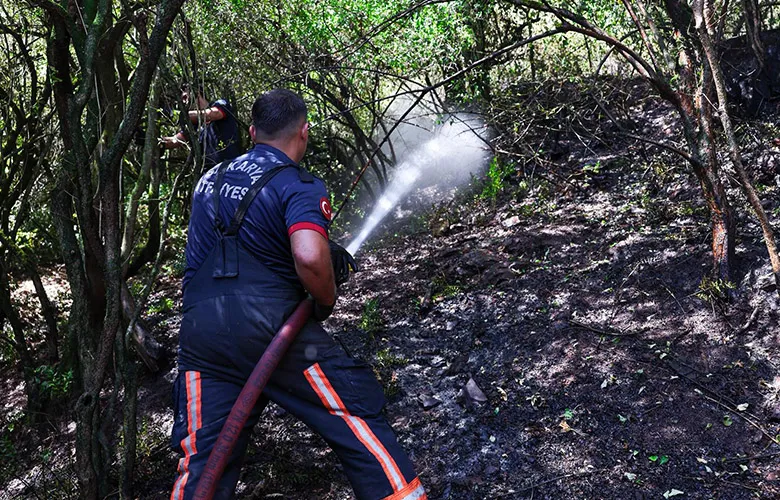 3 ilçede ki orman yangınları kontrol altına alındı