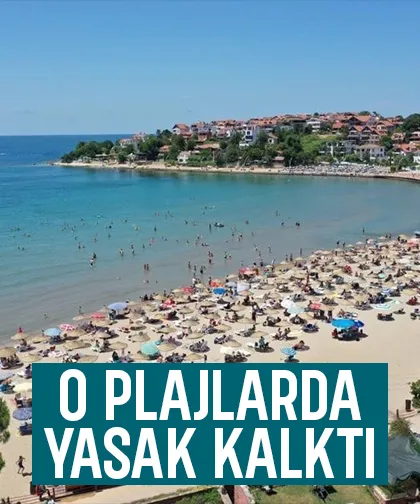 3 plajda denize girme yasağı kalktı